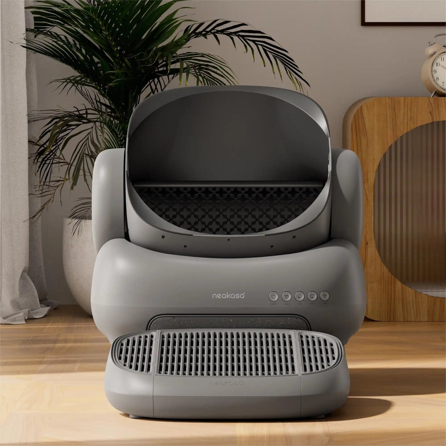 M1 Open-Top Self-Cleaning Cat Litter Box